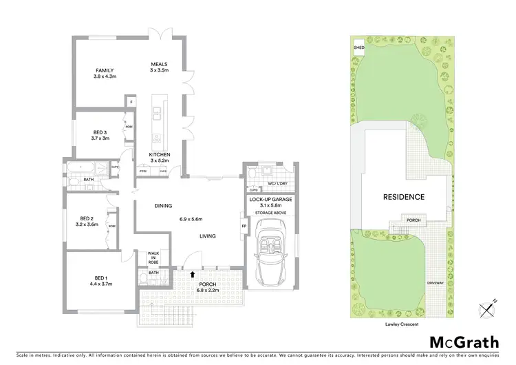 Floorplan of Homely house listing, 3 Lawley Crescent, Pymble NSW 2073