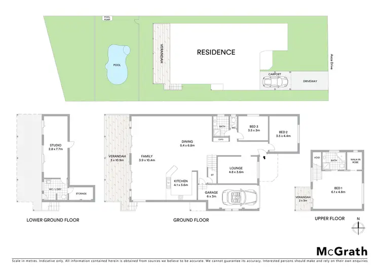 Floorplan of Homely house listing, 34 Asca Drive, Green Point NSW 2251