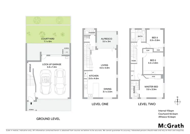 Floorplan of Homely townhouse listing, 5/25 Mullens Street, Hawthorne QLD 4171