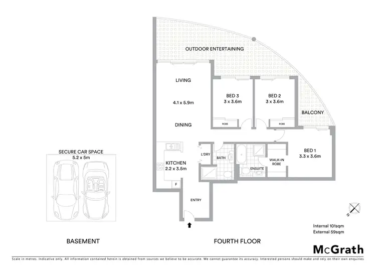 Floorplan of Homely apartment listing, 143/80 John Whiteway Drive, Gosford NSW 2250