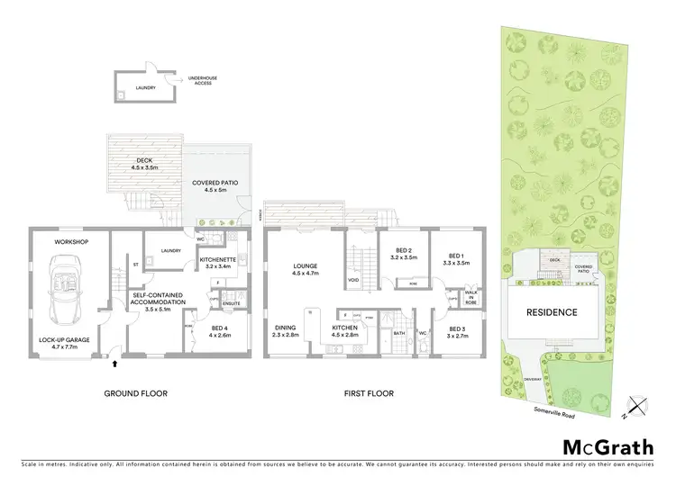 Floorplan of Homely house listing, 132 Somerville Road, Hornsby Heights NSW 2077