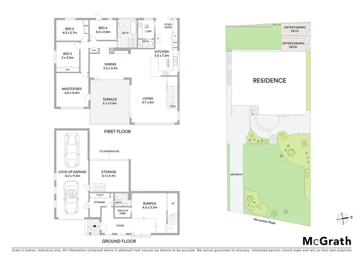 Floorplan of Homely house listing, 12 Morandoo Road, Elanora Heights NSW 2101