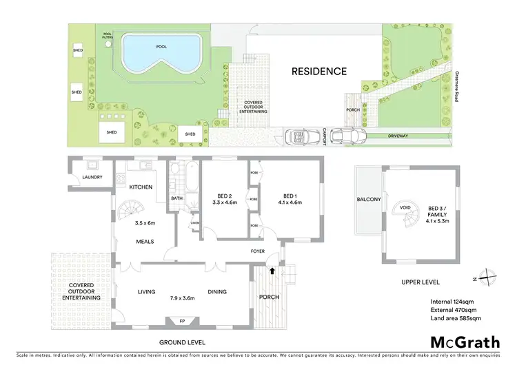 Floorplan of Homely house listing, 14 Grasmere Road, Cremorne NSW 2090