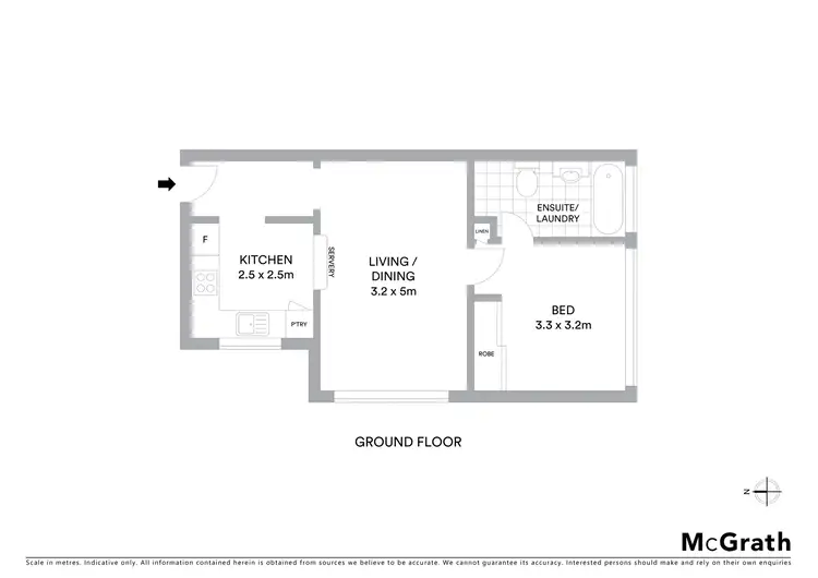 Floorplan of Homely apartment listing, 3/133 Alma Road, St Kilda East VIC 3183