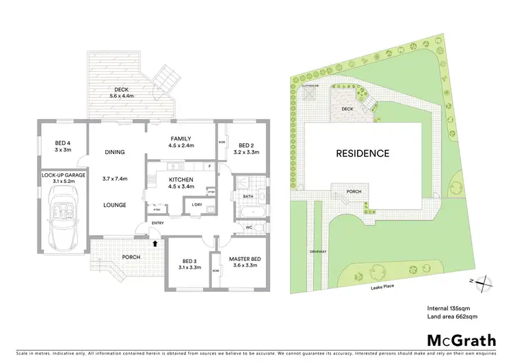Floorplan of Homely house listing, 3 Leake Place, Curtin ACT 2605