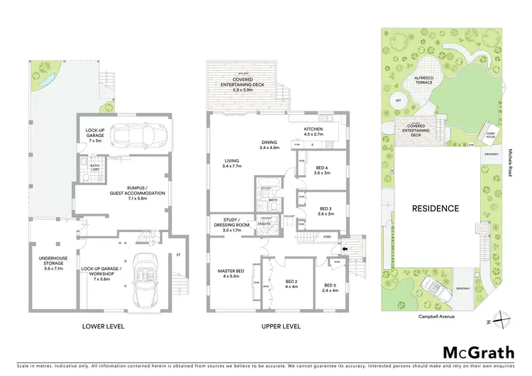 Floorplan of Homely house listing, 45 Campbell Avenue, Cromer NSW 2099
