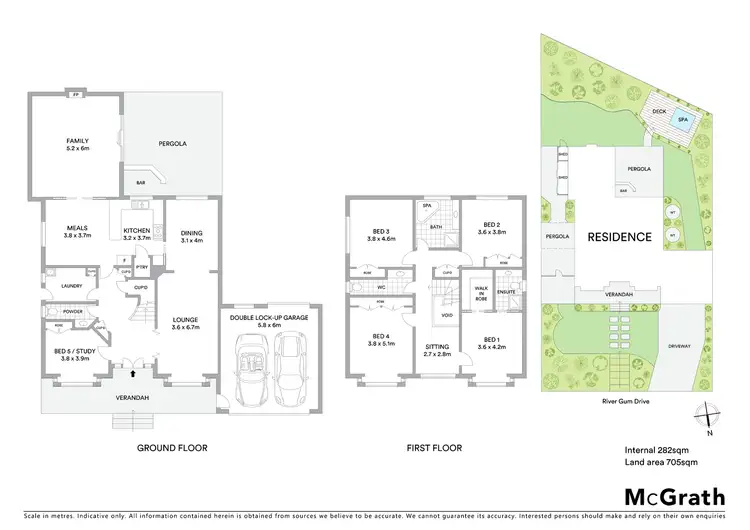 Floorplan of Homely house listing, 25 River Gum Drive, Croydon North VIC 3136