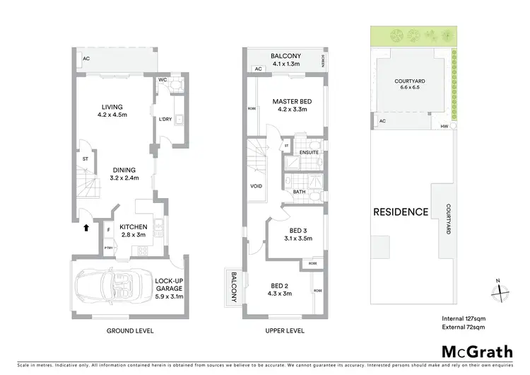 Floorplan of Homely townhouse listing, 3/151 School Road, Yeronga QLD 4104