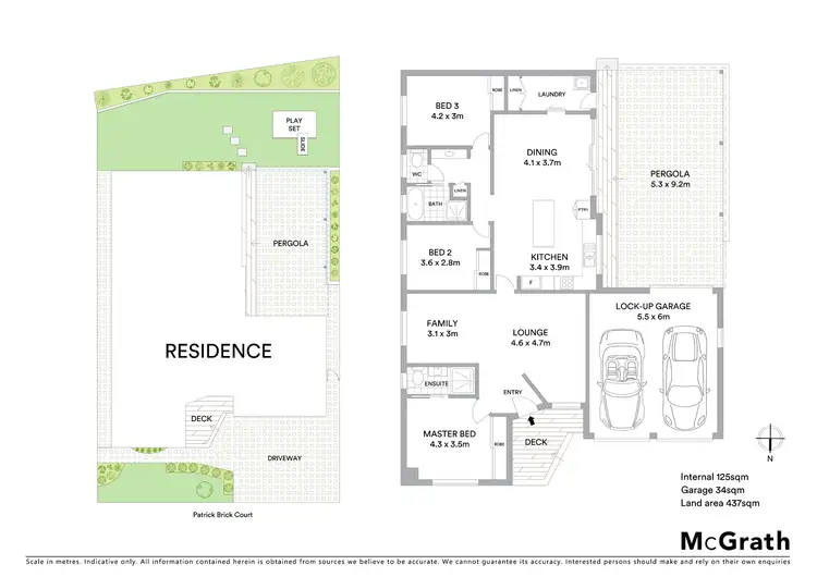 Floorplan of Homely house listing, 12 Patrick Brick Court, Queanbeyan NSW 2620