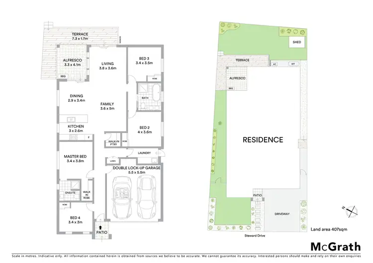 Floorplan of Homely house listing, 12 Steward Drive, Oran Park NSW 2570