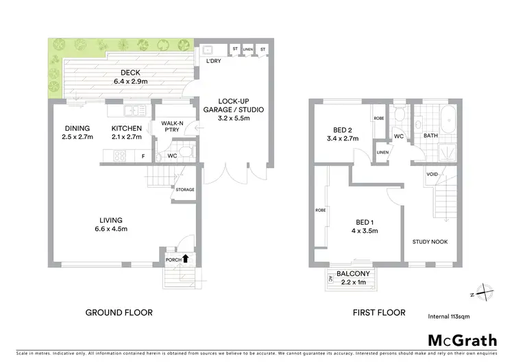 Floorplan of Homely townhouse listing, 11/1 McColl Court, Brunswick West VIC 3055