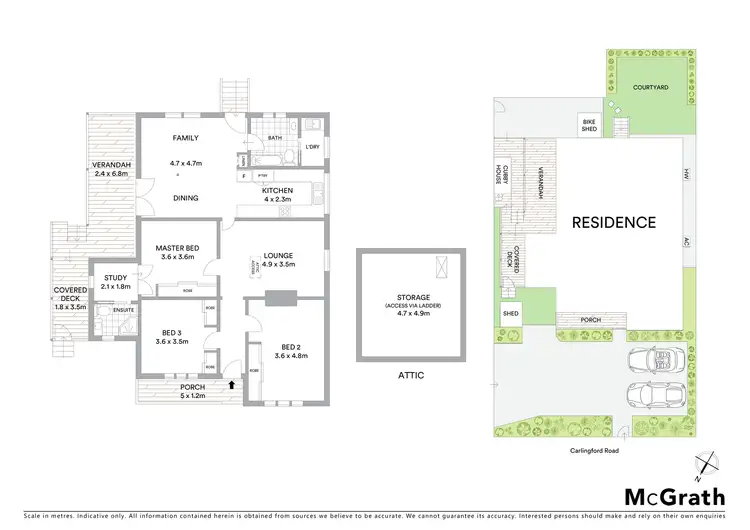Floorplan of Homely house listing, 85A Carlingford Road, Epping NSW 2121