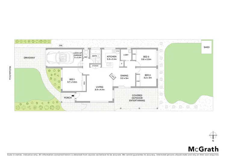 Floorplan of Homely house listing, 61 McCredie Drive, Horningsea Park NSW 2171
