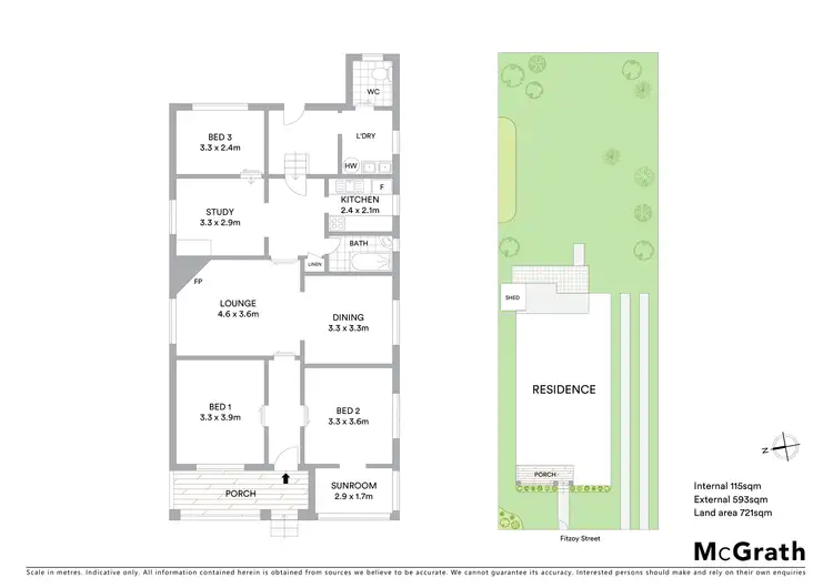 Floorplan of Homely house listing, 24 Fitzroy Street, Mayfield NSW 2304