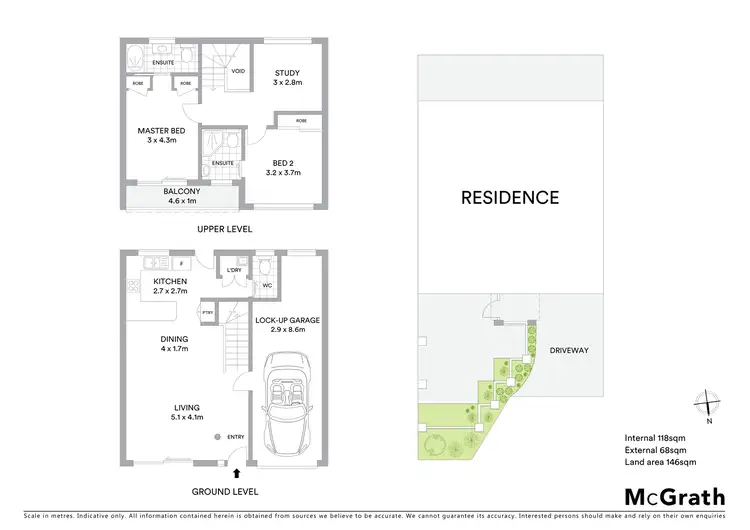 Floorplan of Homely townhouse listing, 3/72 Torrens Street, Braddon ACT 2612
