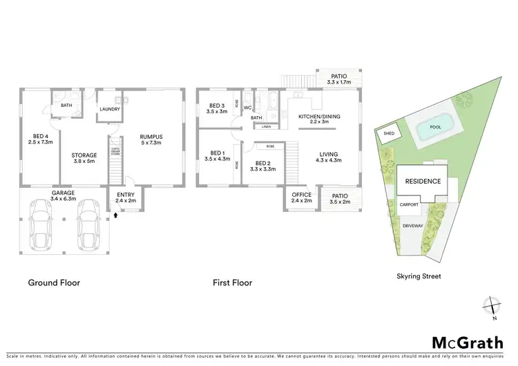 Floorplan of Homely house listing, 7 Skyring Street, Wandal QLD 4700