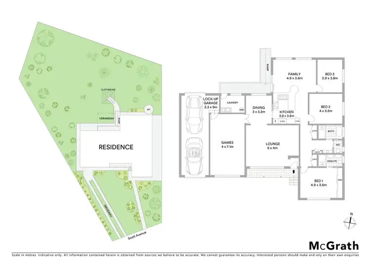 Floorplan of Homely house listing, 10 Scott Avenue, Gulgong NSW 2852