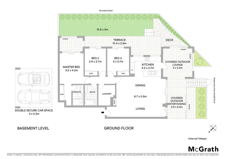 Floorplan of Homely apartment listing, 104/3 Stromboli Strait, Wentworth Point NSW 2127