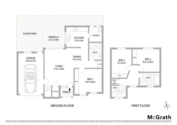 Floorplan of Homely townhouse listing, 2/20 Palmerston Road, Waitara NSW 2077