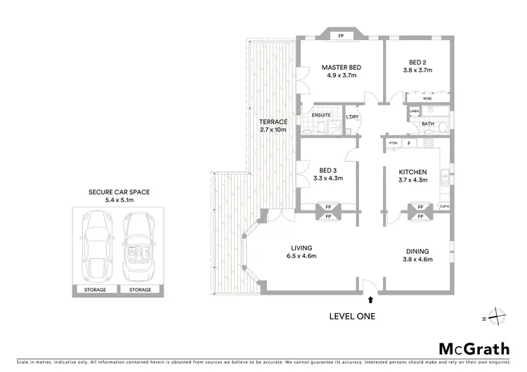 Floorplan of Homely apartment listing, 18/23 Anniversary Street, Botany NSW 2019