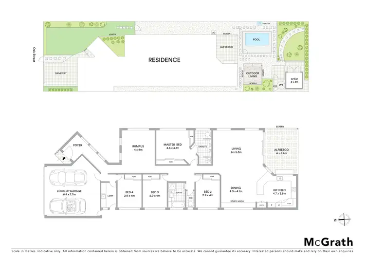 Floorplan of Homely house listing, 6 Oak Street, Ormiston QLD 4160
