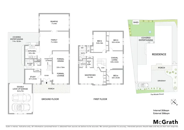 Floorplan of Homely house listing, 12 The Woods Circuit, Menai NSW 2234