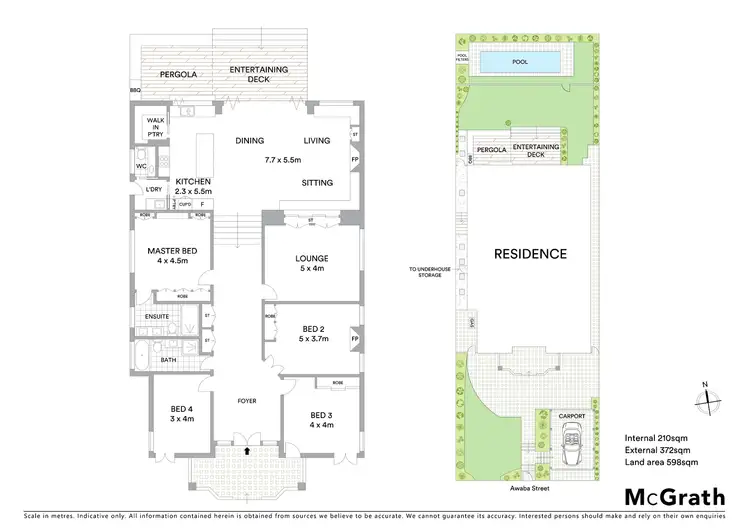 Floorplan of Homely house listing, 139 Awaba Street, Mosman NSW 2088