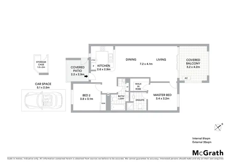 Floorplan of Homely unit listing, 20/38 Vincent Street, Indooroopilly QLD 4068