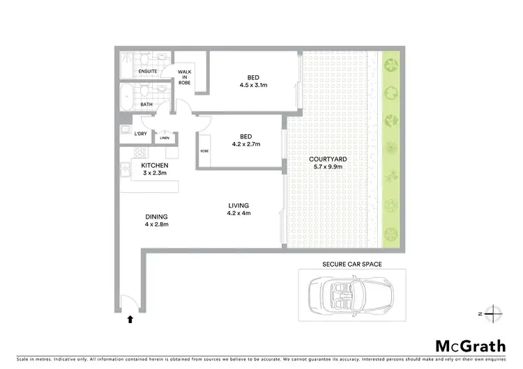 Floorplan of Homely apartment listing, 11203/177 Mitchell Road, Erskineville NSW 2043