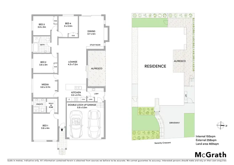 Floorplan of Homely house listing, 21 Serenity Crescent, Fletcher NSW 2287