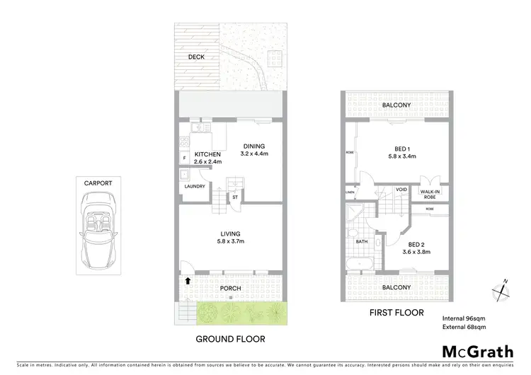 Floorplan of Homely townhouse listing, 20/10 Albert Street, Ourimbah NSW 2258