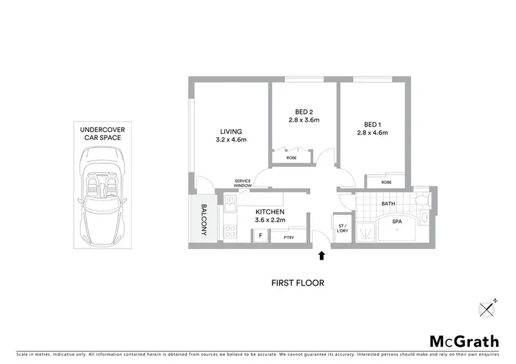 Floorplan of Homely apartment listing, 4/10 Mitford Street, St Kilda VIC 3182