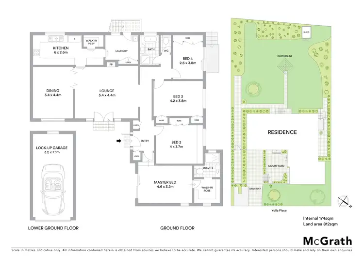 Floorplan of Homely house listing, 7 Yolla Place, Lyons ACT 2606