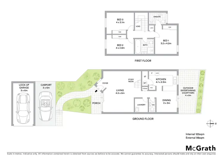 Floorplan of Homely townhouse listing, 15/45 Edward Bennett Drive, Cherrybrook NSW 2126