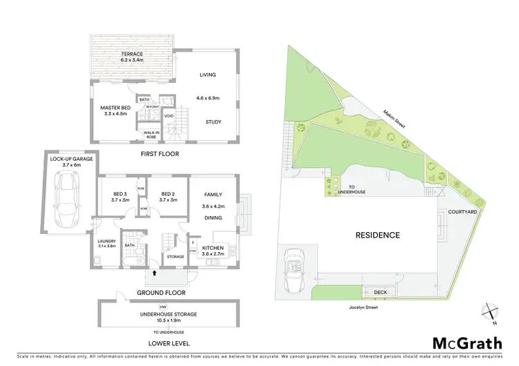 Floorplan of Homely house listing, 45 Jocelyn Street, North Curl Curl NSW 2099