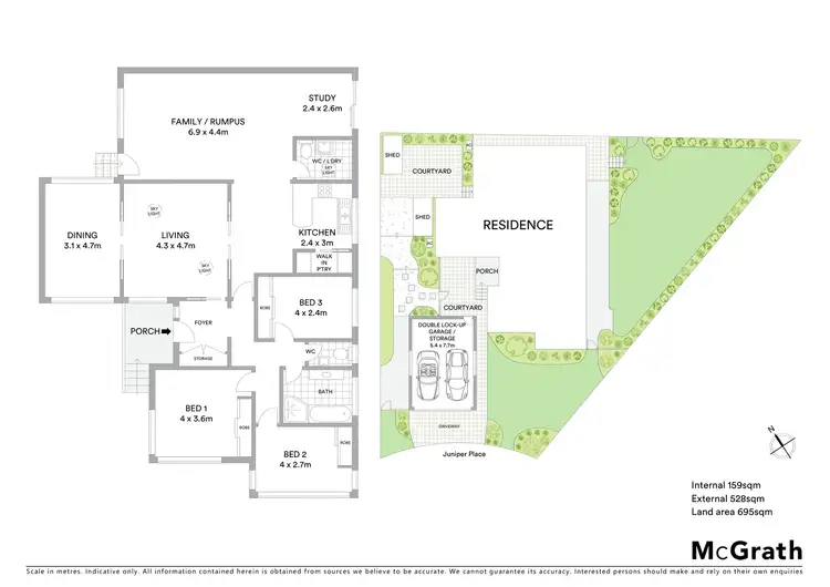 Floorplan of Homely house listing, 6 Juniper Place, Baulkham Hills NSW 2153