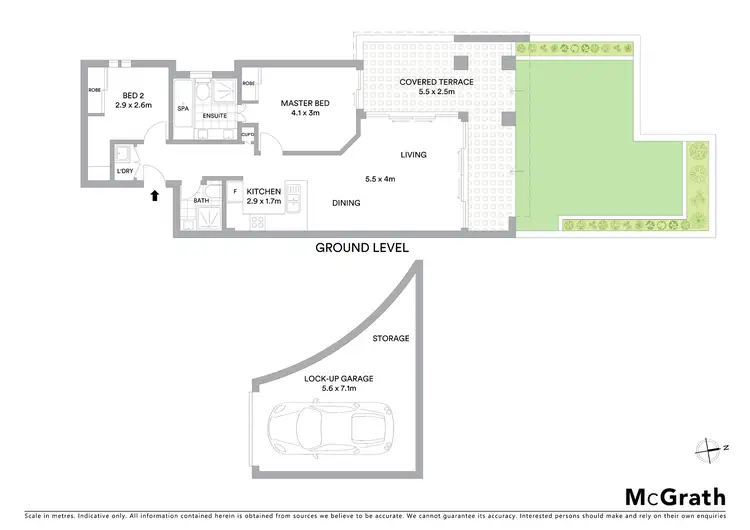 Floorplan of Homely apartment listing, 1/14 Talus Street, Naremburn NSW 2065