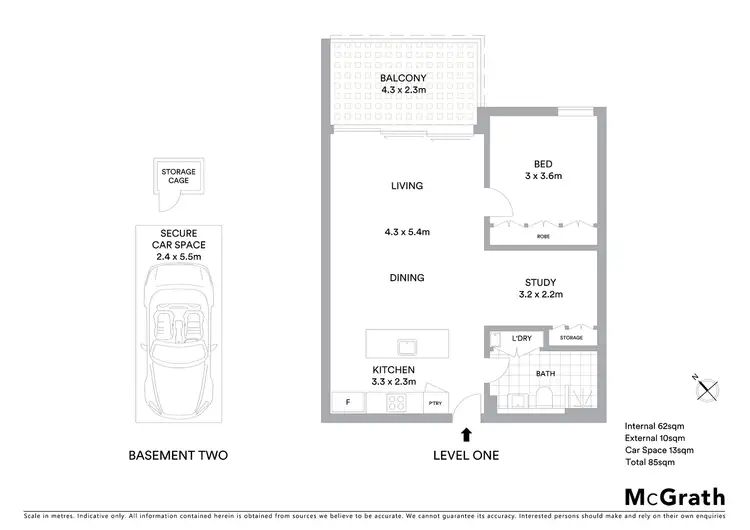 Floorplan of Homely apartment listing, 105/6 Saunders Close, Macquarie Park NSW 2113