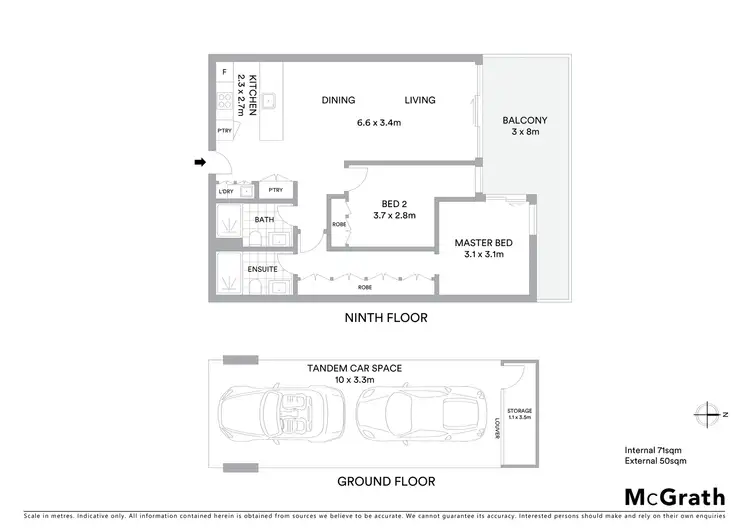 Floorplan of Homely apartment listing, 903/10 Worth Place, Newcastle NSW 2300