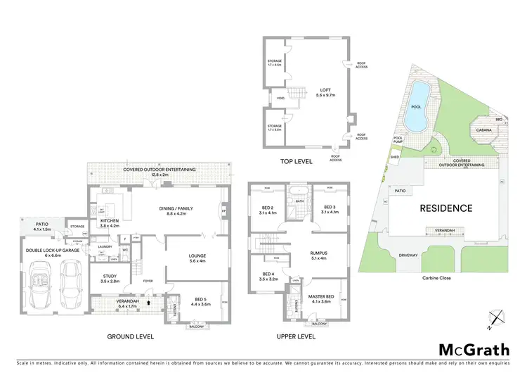 Floorplan of Homely house listing, 15 Carbine Close, Casula NSW 2170