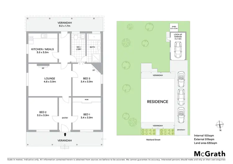 Floorplan of Homely house listing, 43 Maitland Street, Geelong West VIC 3218