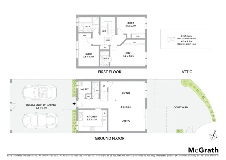 Floorplan of Homely townhouse listing, 7/25 Best Street, Lane Cove NSW 2066