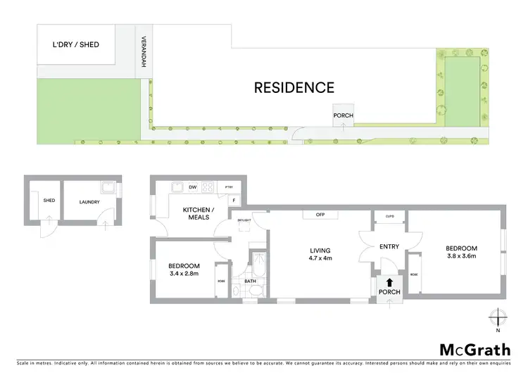 Floorplan of Homely house listing, 18 Evelyn Street, St Kilda East VIC 3183