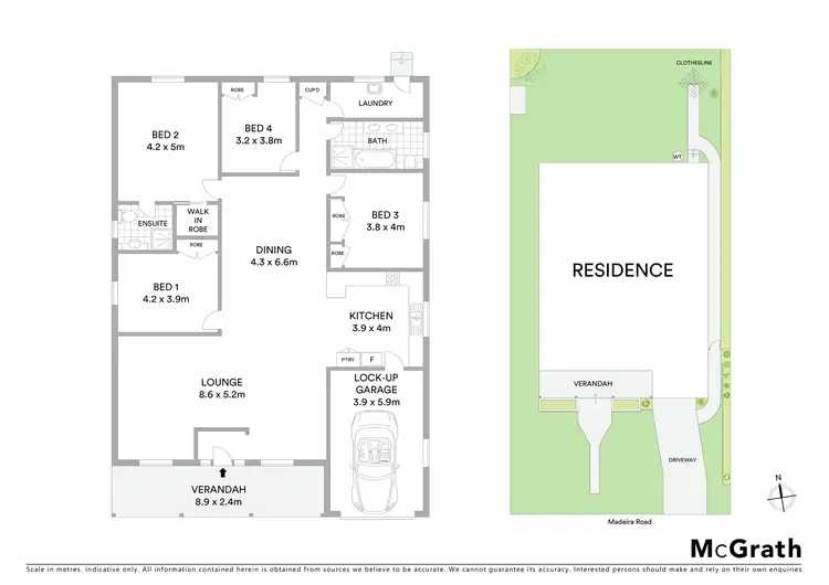 Floorplan of Homely house listing, 10 Madeira Road, Mudgee NSW 2850
