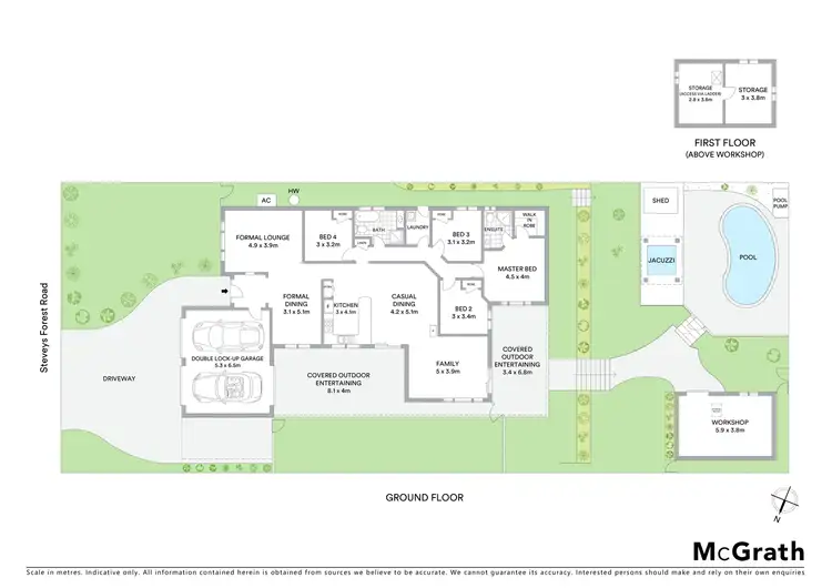 Floorplan of Homely house listing, 85 Steveys Forest Road, Oakdale NSW 2570