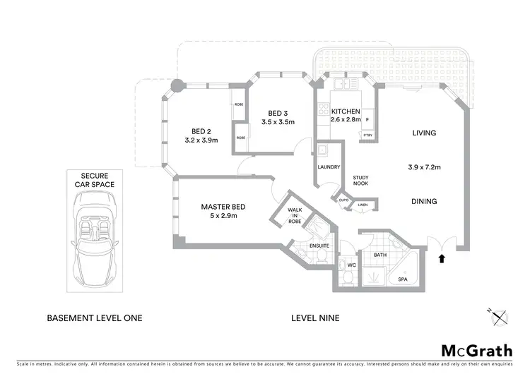 Floorplan of Homely apartment listing, 9B/1 Francis Road, Artarmon NSW 2064