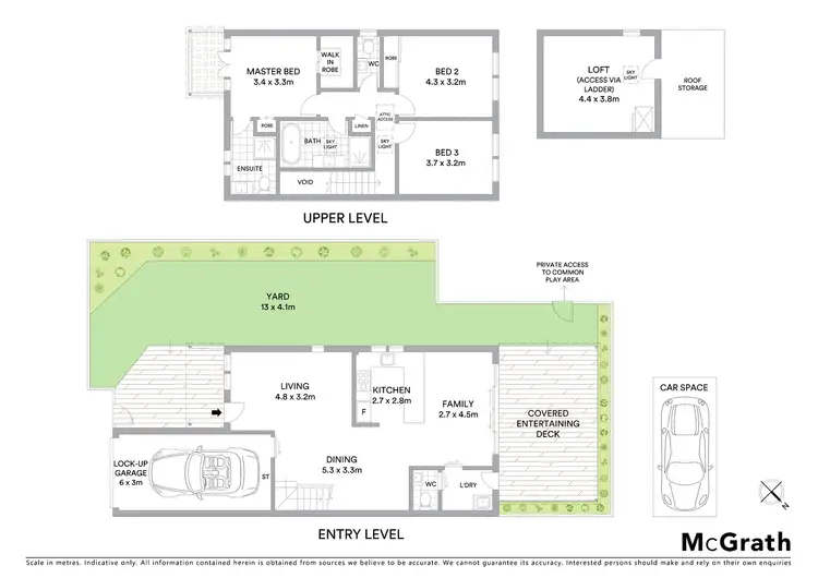 Floorplan of Homely townhouse listing, 1/40 Station Street, Naremburn NSW 2065