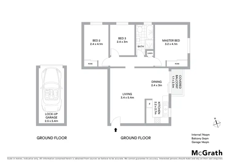 Floorplan of Homely unit listing, 4/17 Jauncey Place, Hillsdale NSW 2036