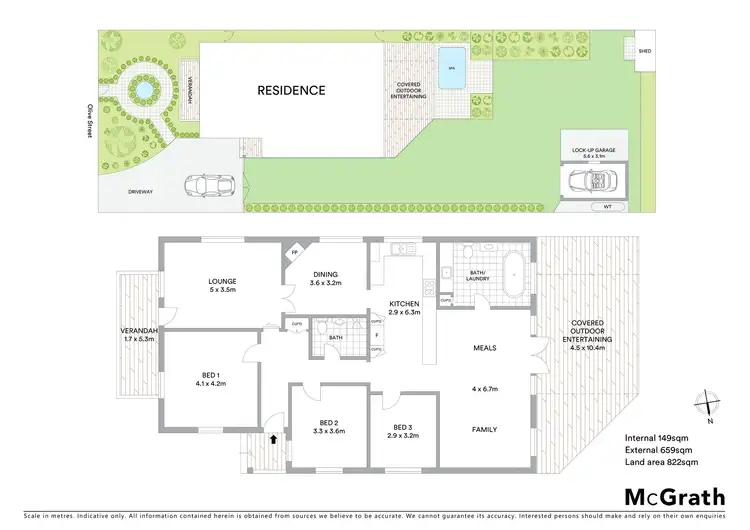 Floorplan of Homely house listing, 3 Olive Street, Asquith NSW 2077