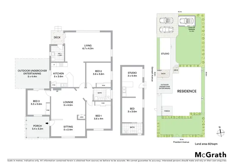 Floorplan of Homely house listing, 435 President Avenue, Kirrawee NSW 2232